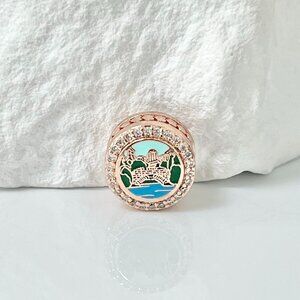 Pandora The Heart of New York City Rose Gold Plating Bead Charm